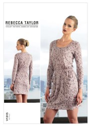 1315 Vogue REBECCA TAYLOR LS PULLOVER ELASTIC WAIST JERSEY DRESS PATTERN 6-14 OR 14-22 UNCUT CHOICE